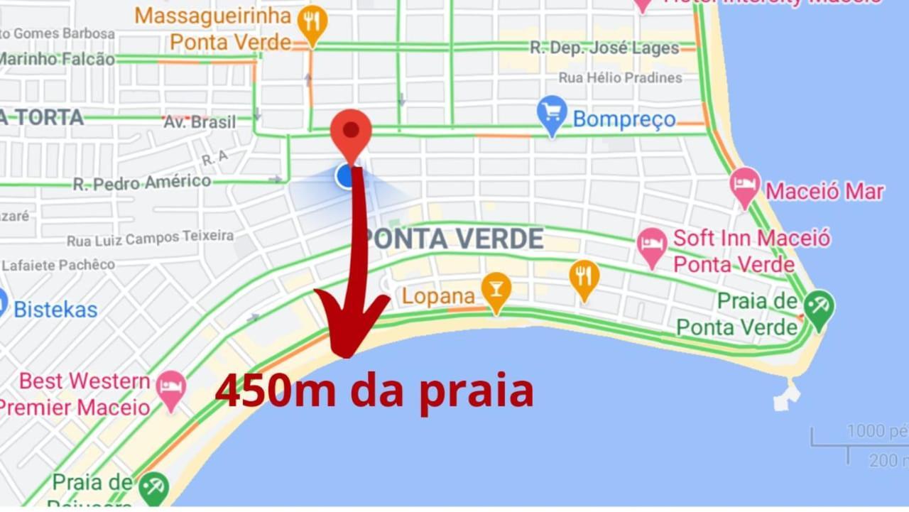 Apartamento Ponta Verde 3 Suites Maceió Esterno foto